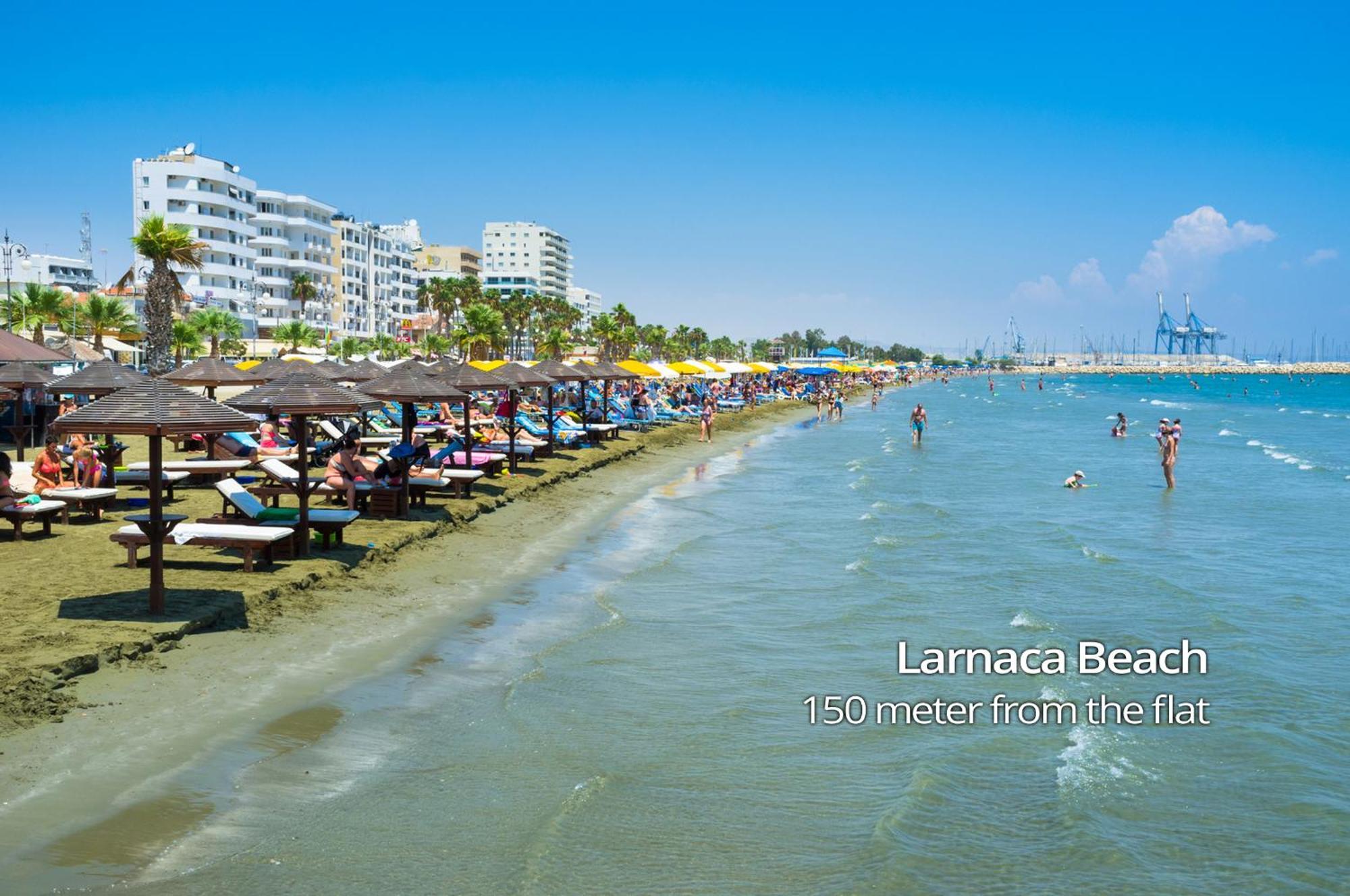 Paradise Palms Seaview Apartment Ларнака Экстерьер фото